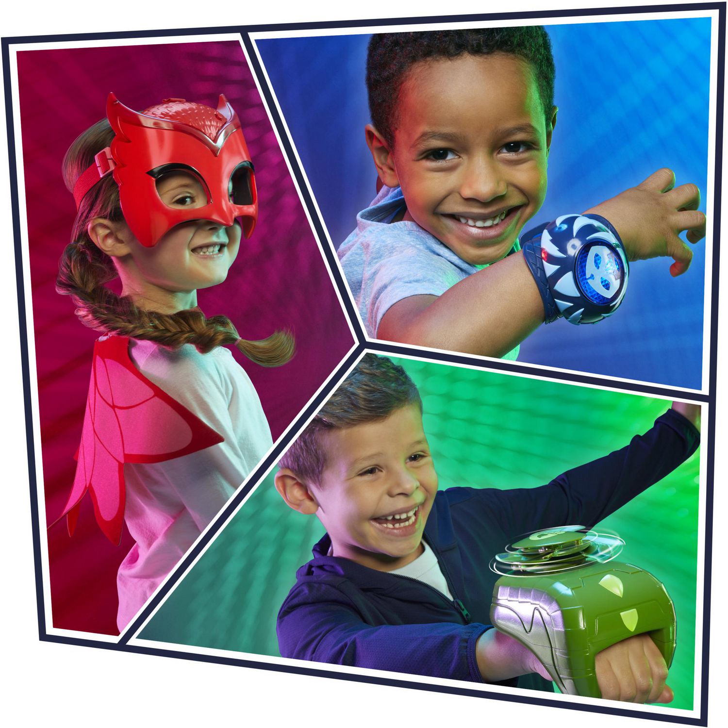 PJ Masks, masque de héros (Bibou), jouet de déguisement préscolaire pour  enfants à partir de 3 ans 