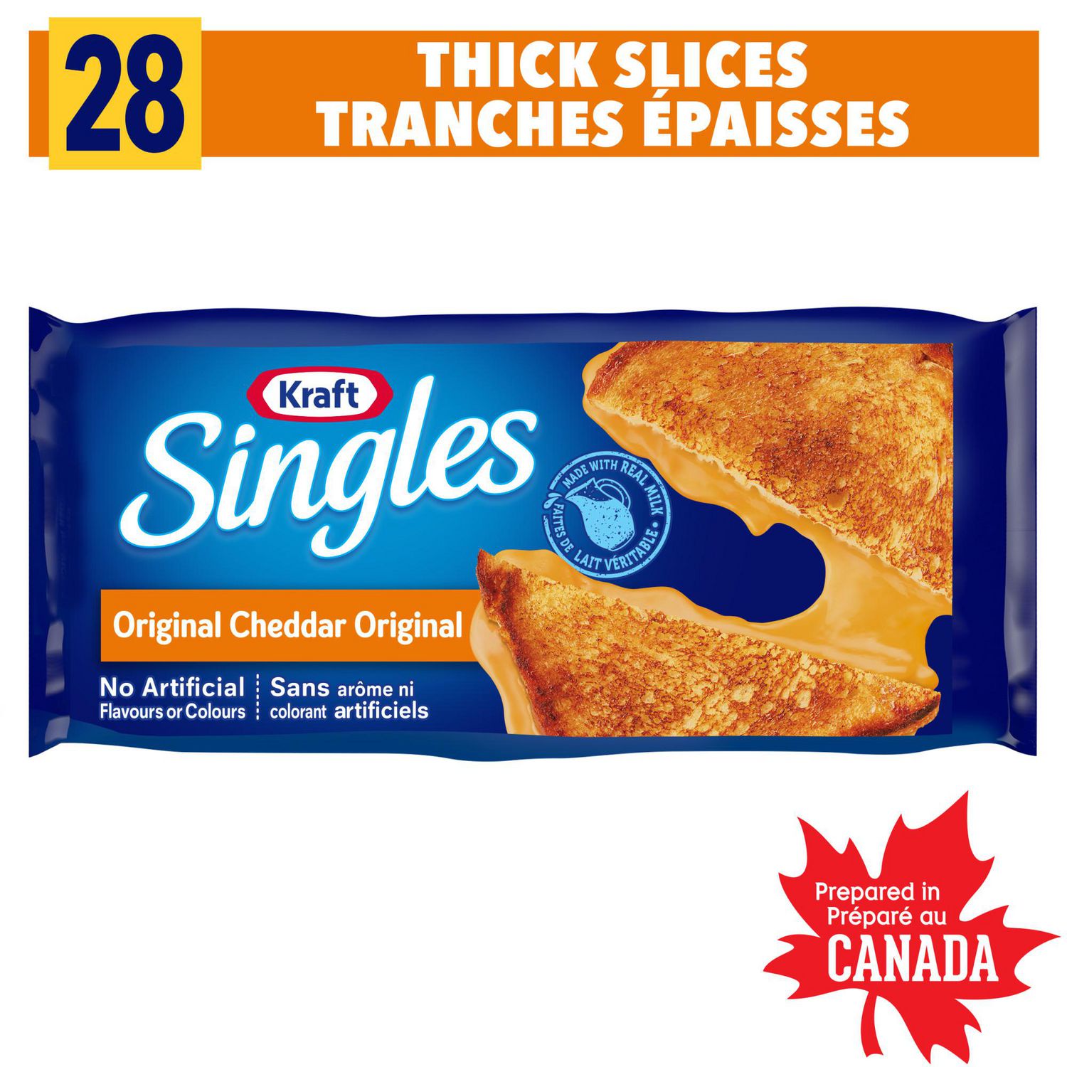 Tranches De Fromage Épaisses Singles Original