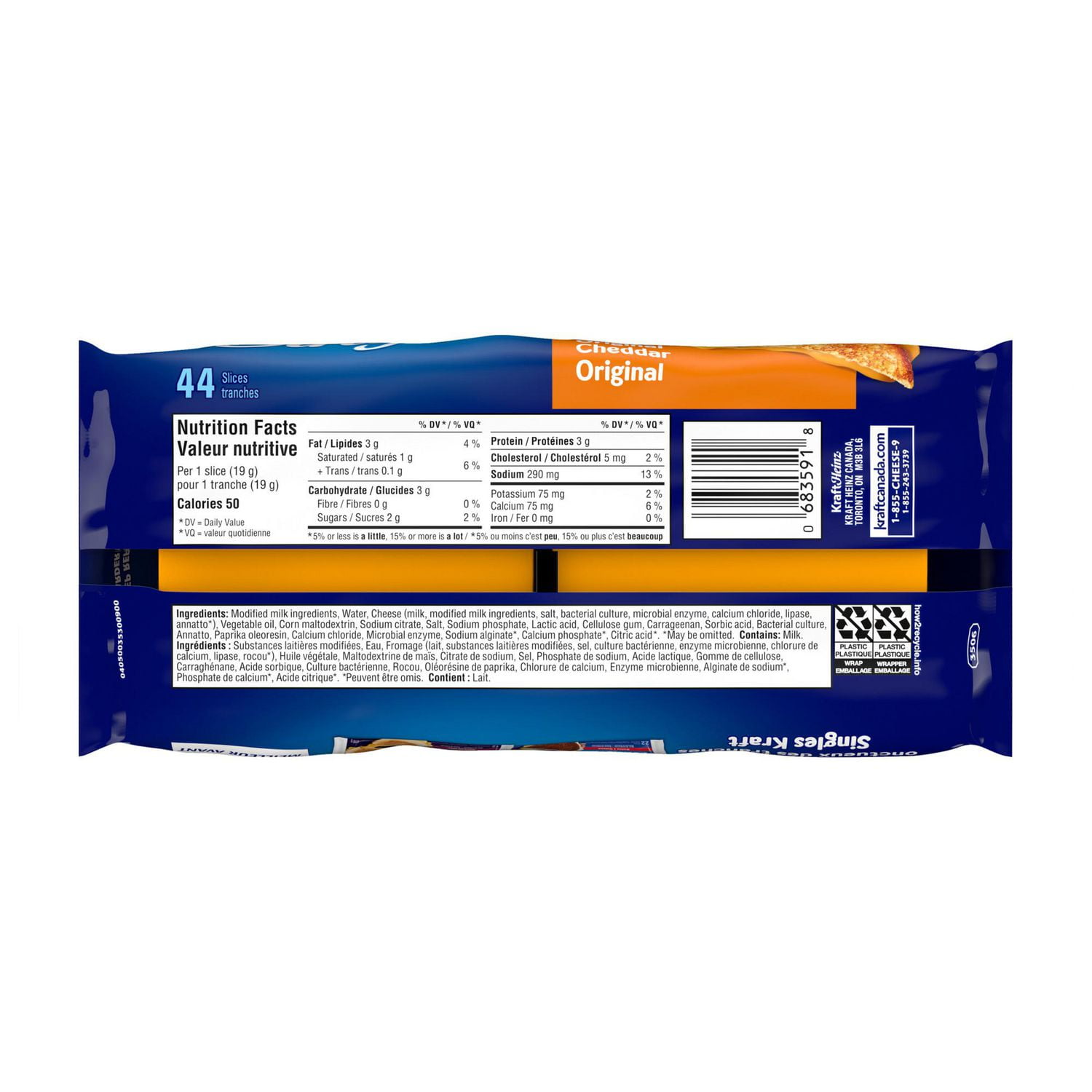 Kraft Singles Original Slices, 44 Slices