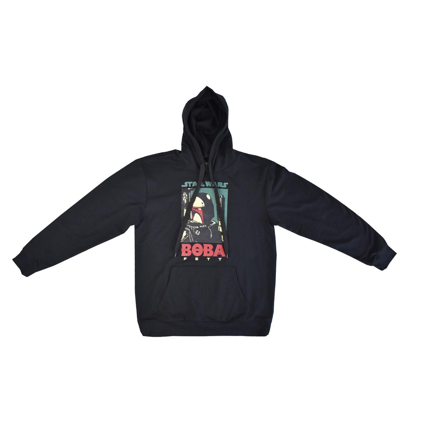 Mens Star Wars Boba Profile Hooded Pullover