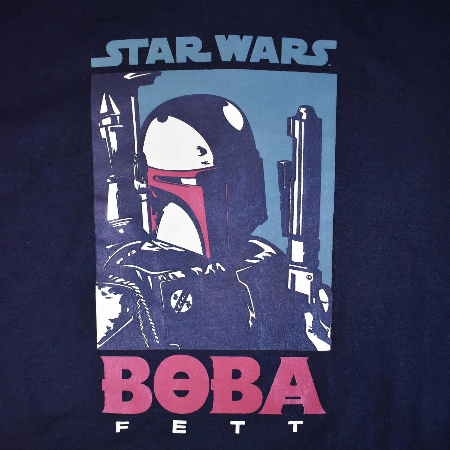 Mens Star Wars Boba Profile Hooded Pullover