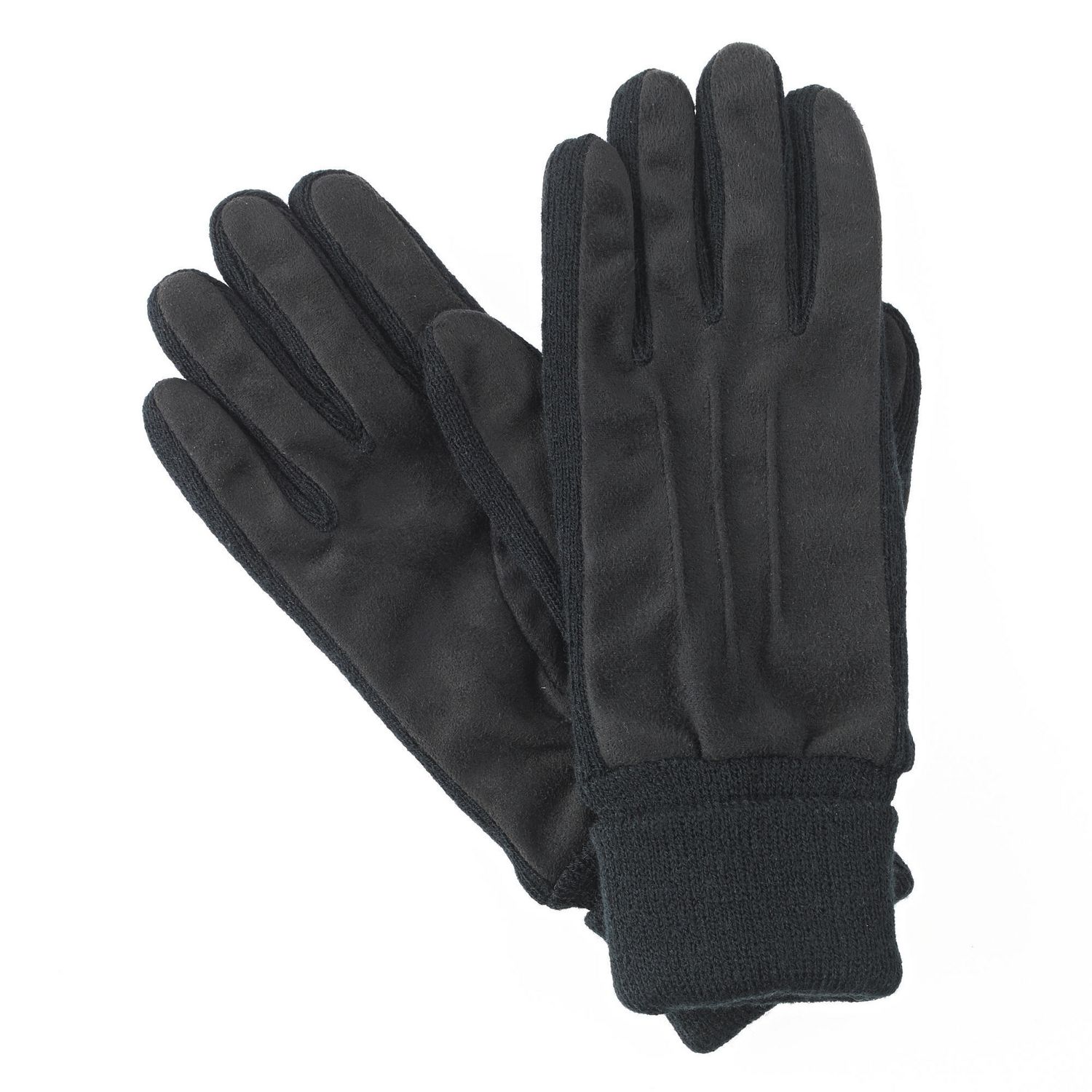 ISOfit by isotoner® Women's Faux Suede/Knit Gloves | Walmart Canada