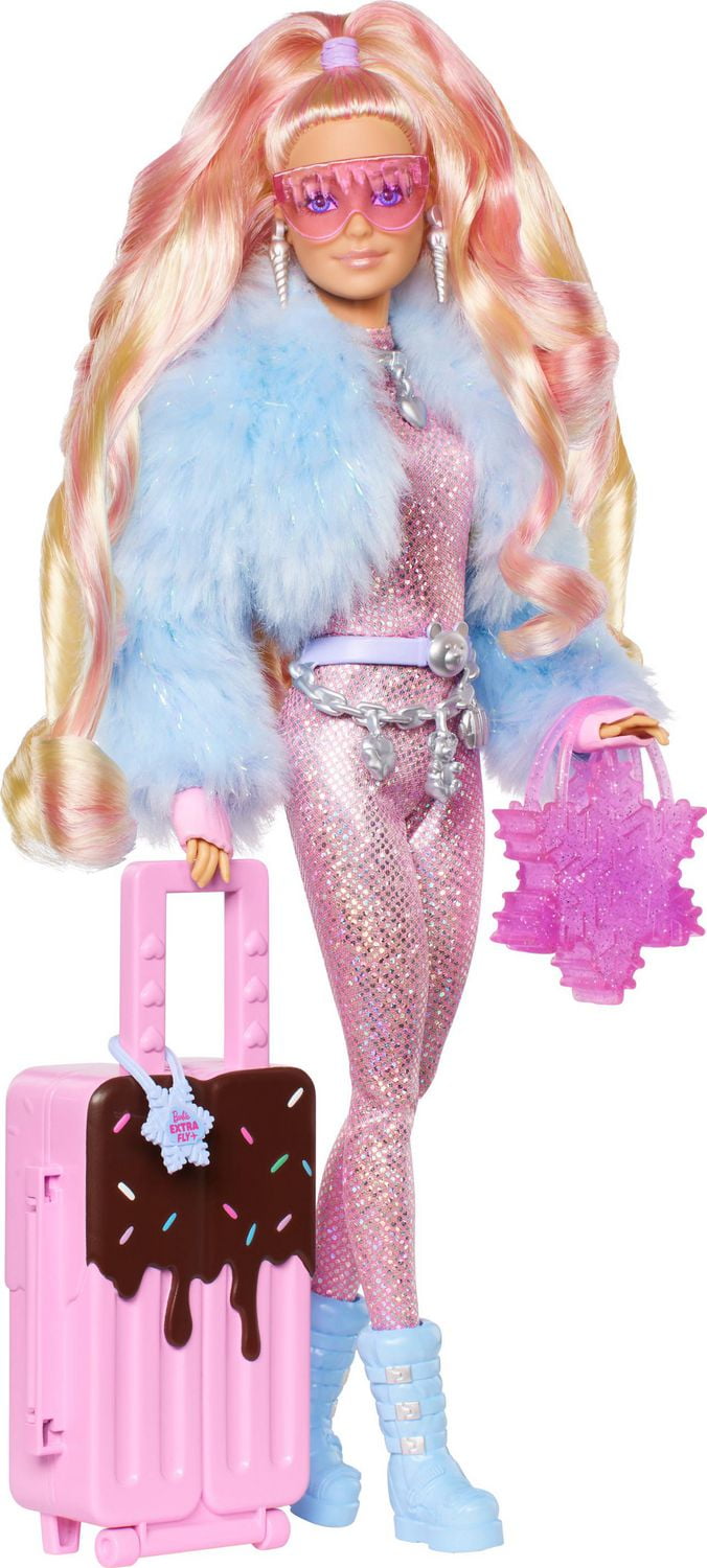 Barbie Extra Fly Poupee Voyage tenue de neige