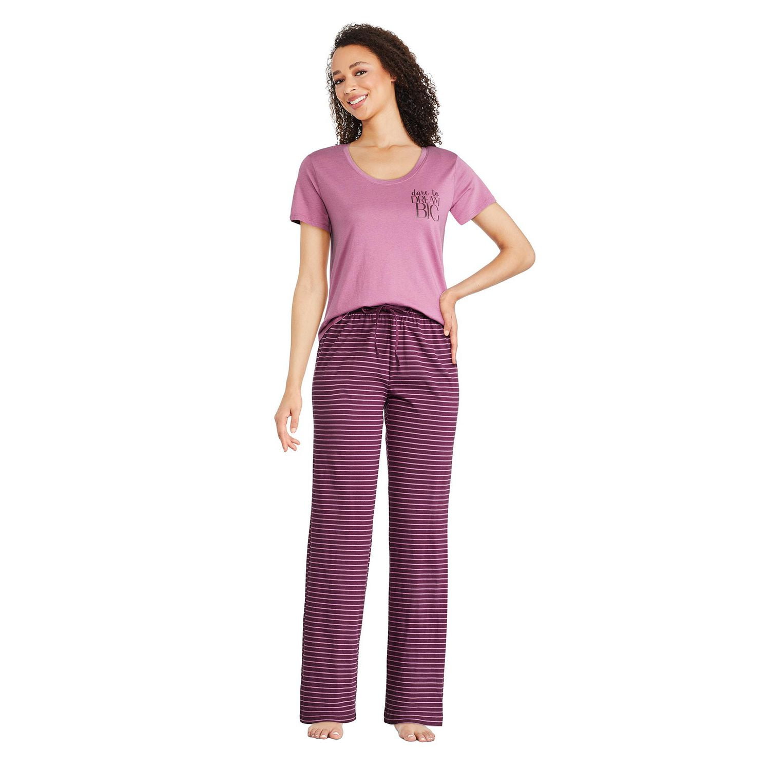 Pantalon de pyjama à jambe ouverte George pour femmes Tailles TP–TTG