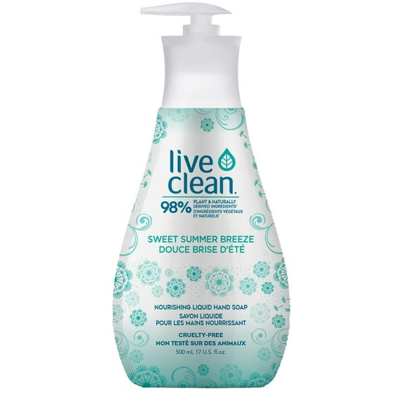 Live Clean Douce Brise D'été Savon liquide pour les mains 500 ml