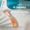 thumbnail image 3 of Venus Blossom Women's Disposable Razor, 3 of 9
