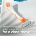 thumbnail image 4 of Venus Blossom Women's Disposable Razor, 4 of 9