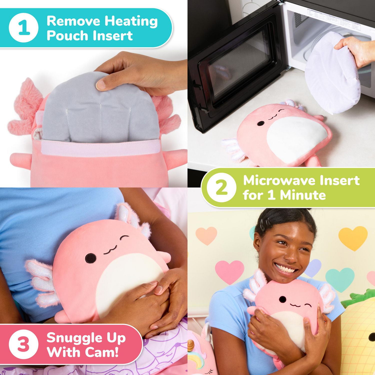 Coussin chauffant Archie Squishmallows