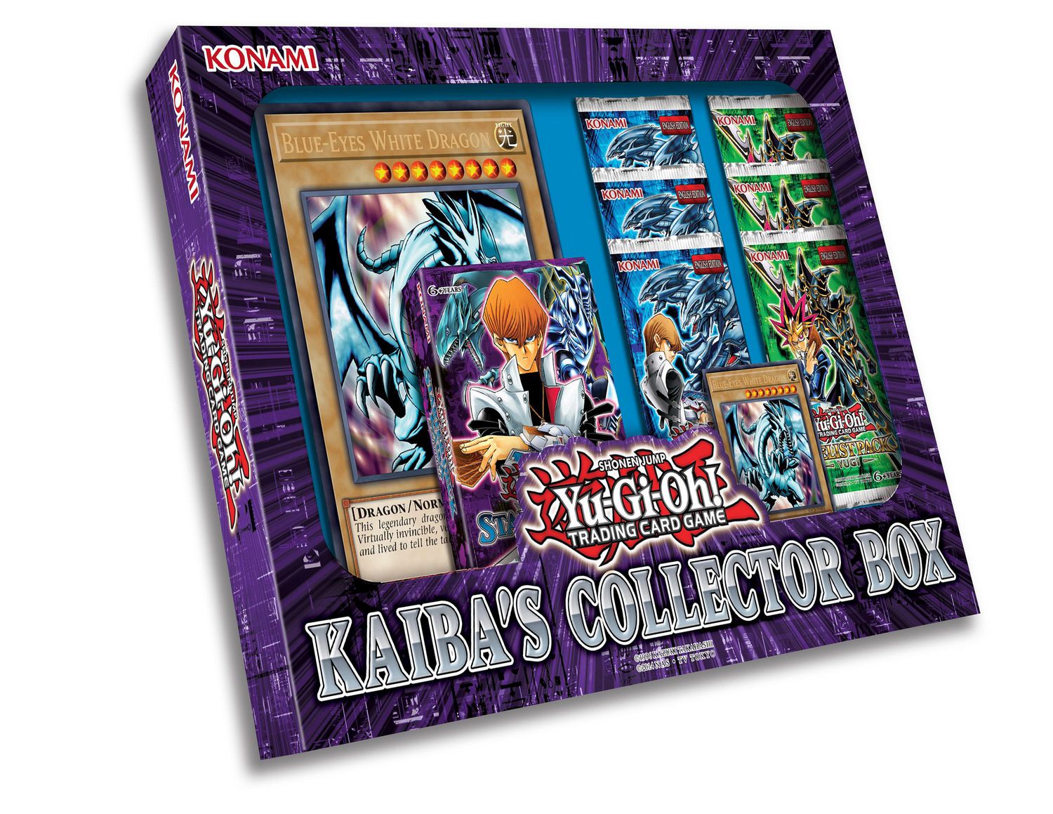 Yu Gi Oh Cards Kaiba Collectors Box 6 Booster Packs Walmart Canada