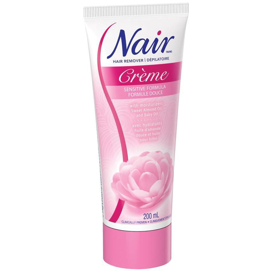 Nair Hair Removal Cr me for Sensitive Skin with Sweet Almond Oil