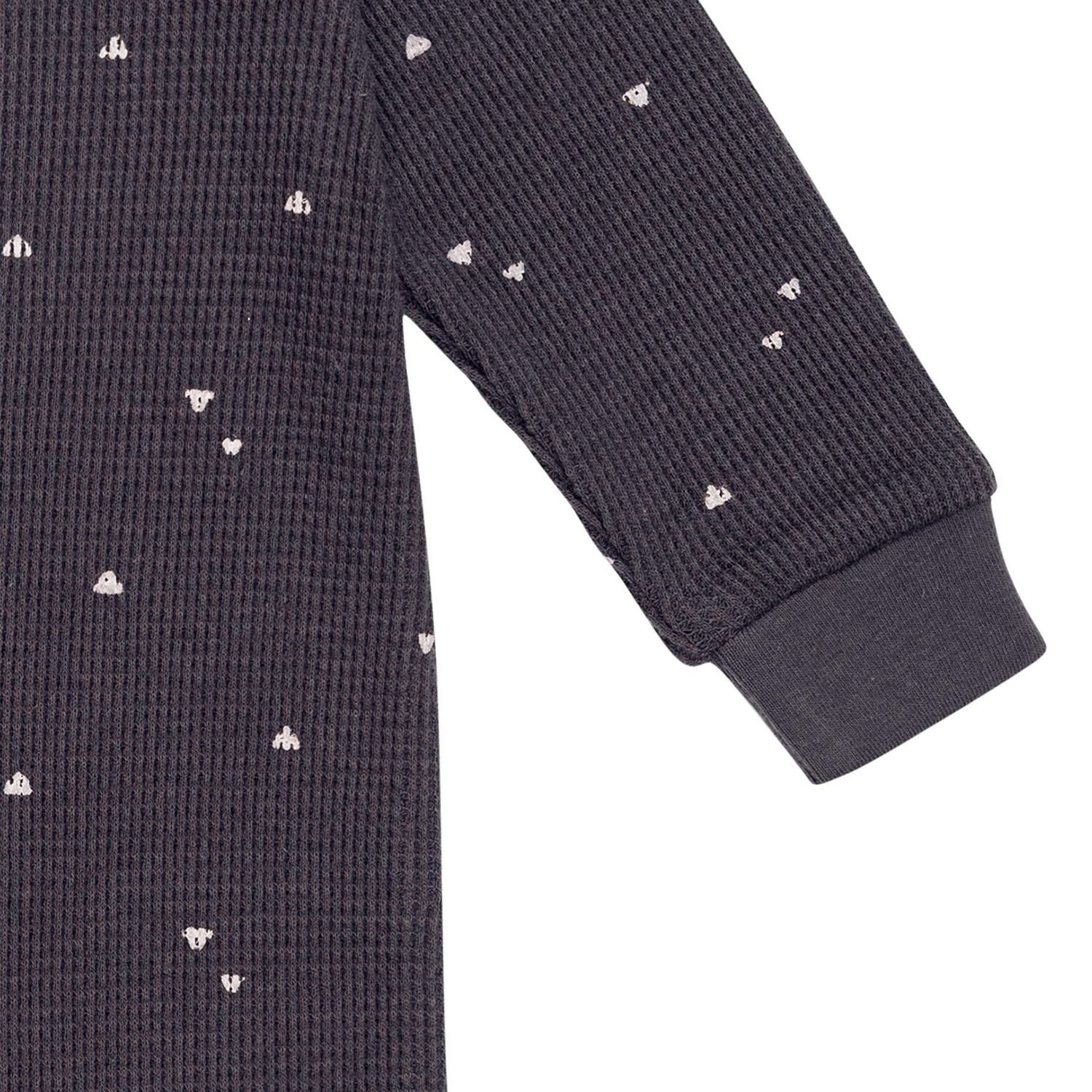 Modern Moments by Gerber - Barboteuse ample à manches longues + jambe longue - Triangle gris