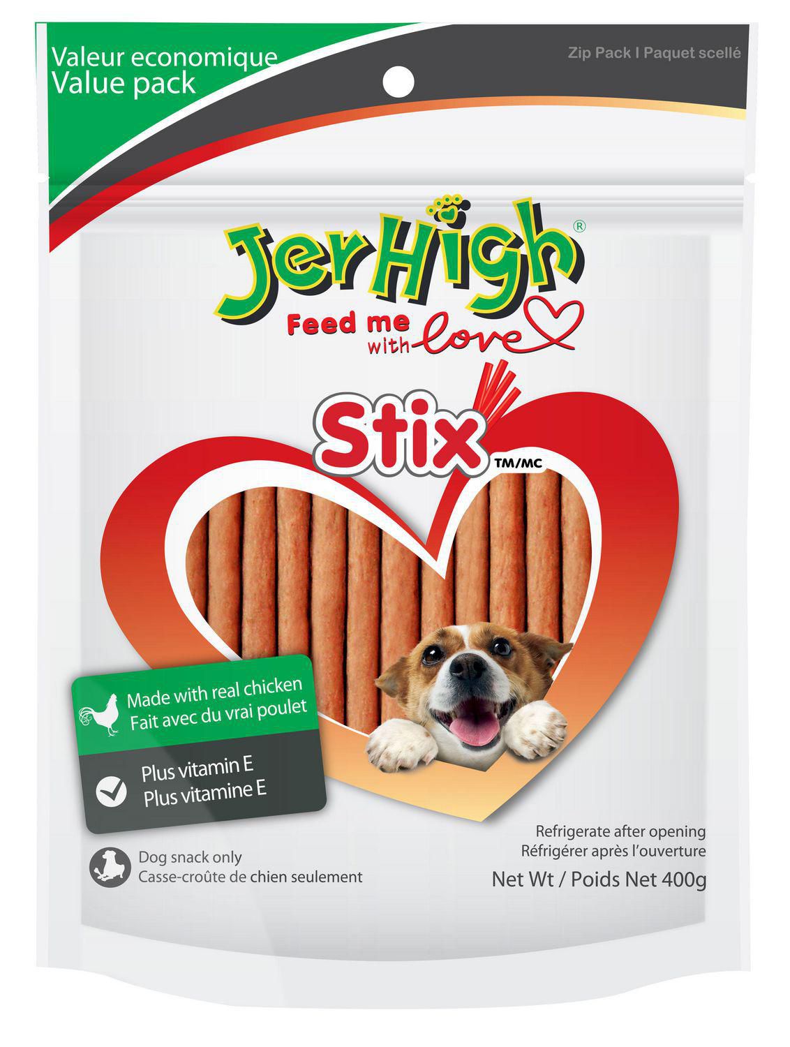 JerHigh Dog Snack Value Pack Stix 400g Walmart Canada