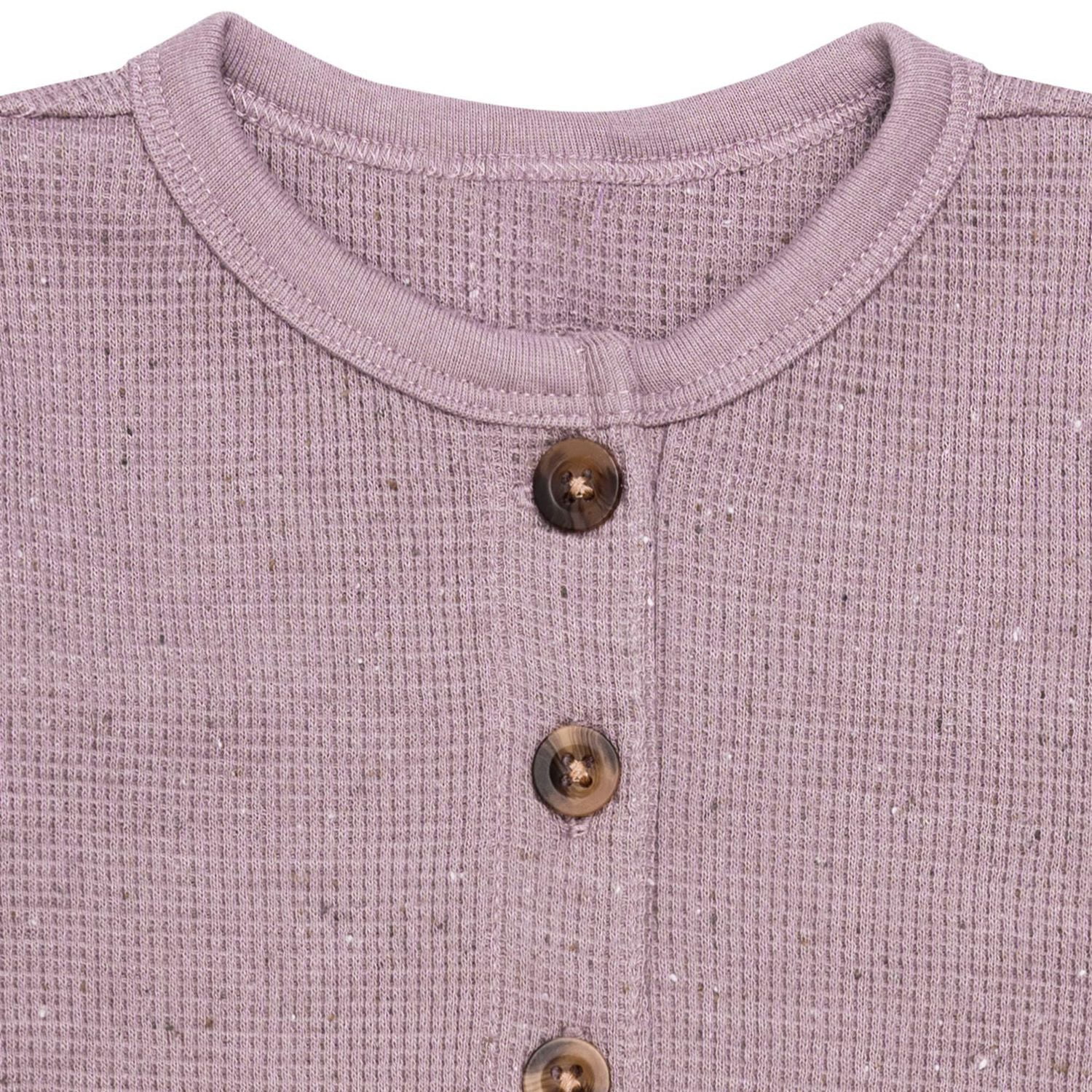 Modern Moments by Gerber - Barboteuse ample à manches longues + jambe longue - Lilas