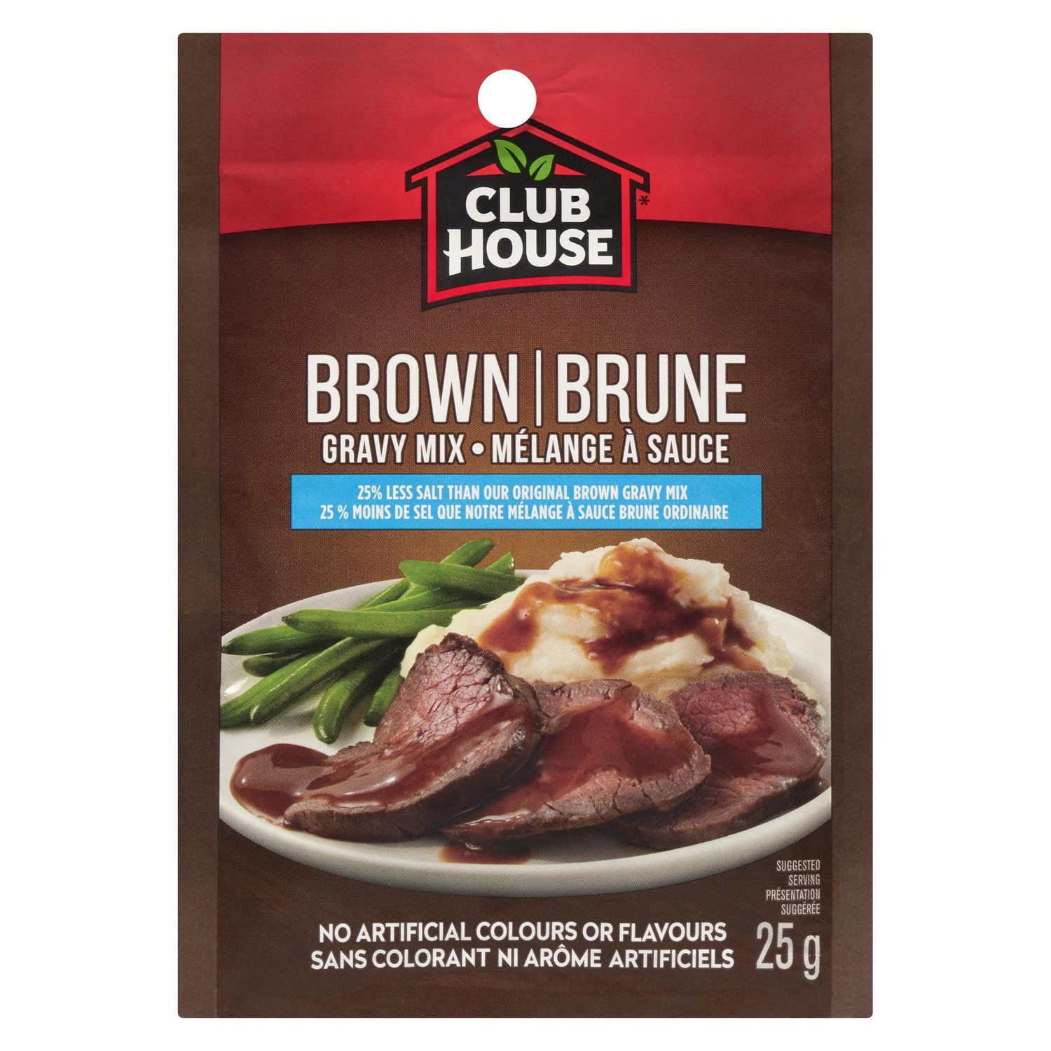 Club House Brown 25 Less Salt Gravy Mix Walmart Canada
