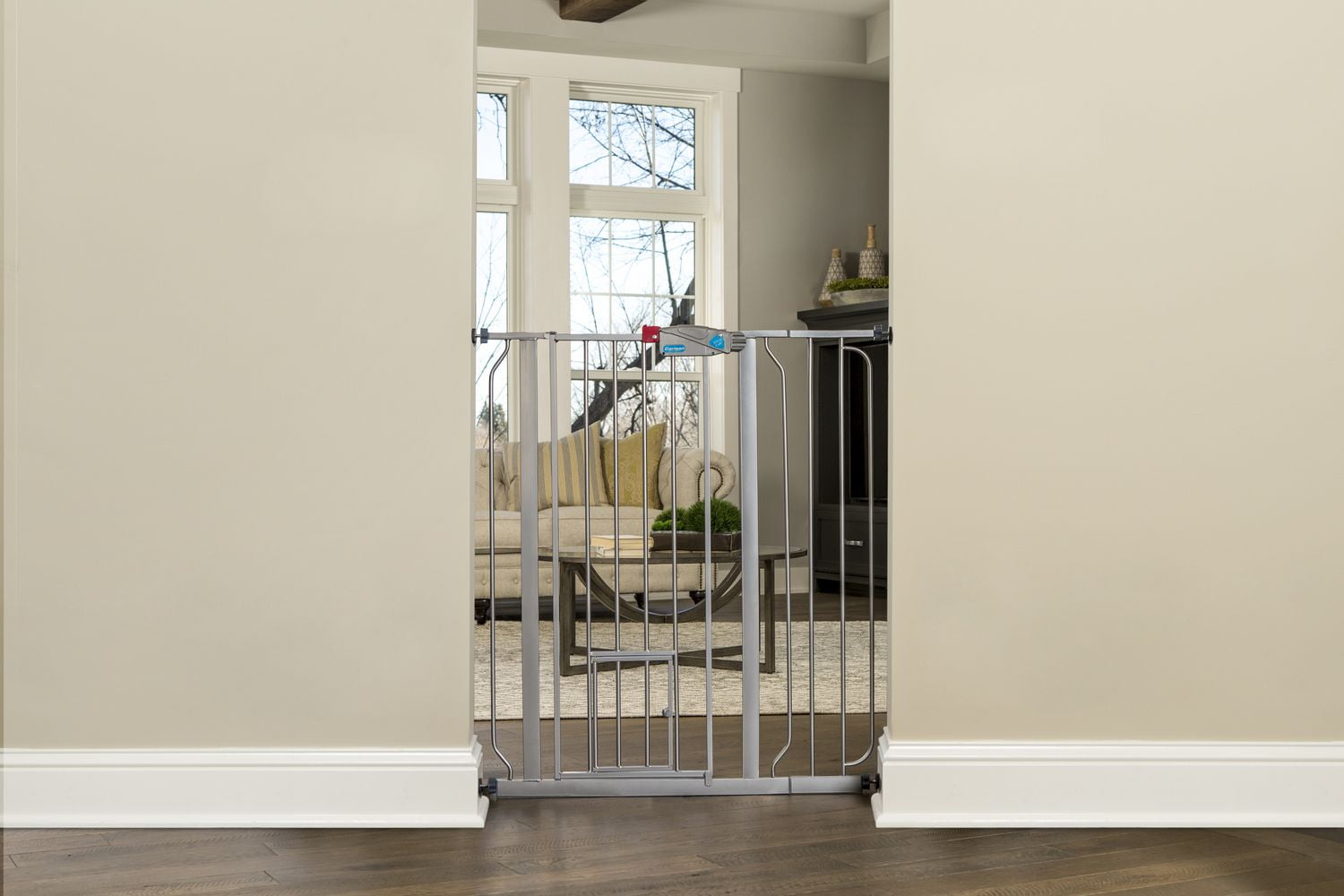 Carlson Pet Products Platinum Extra Tall Gate with Pet Door Walmart