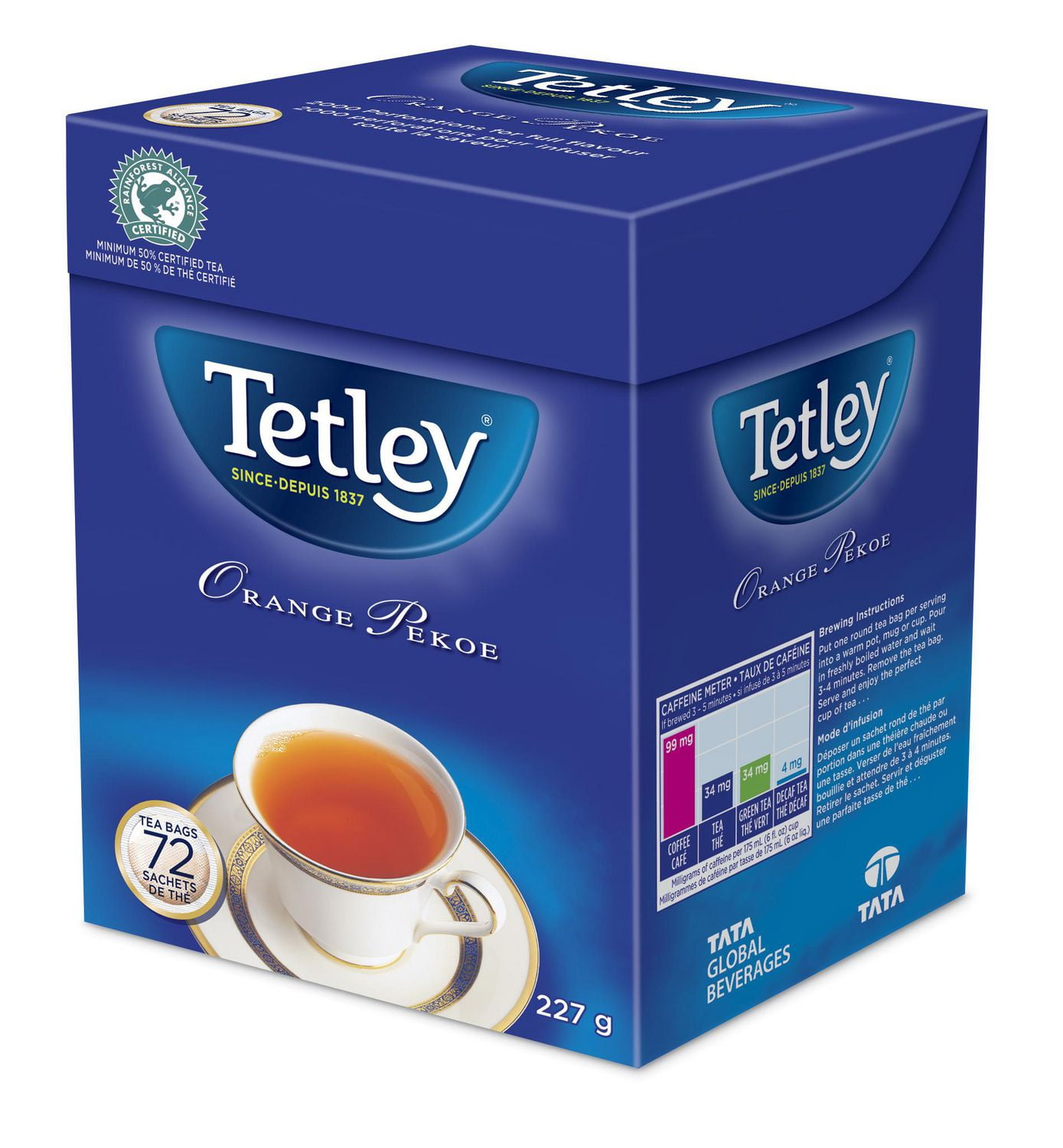 Tetley Orange Pekoe Tea Walmart Canada