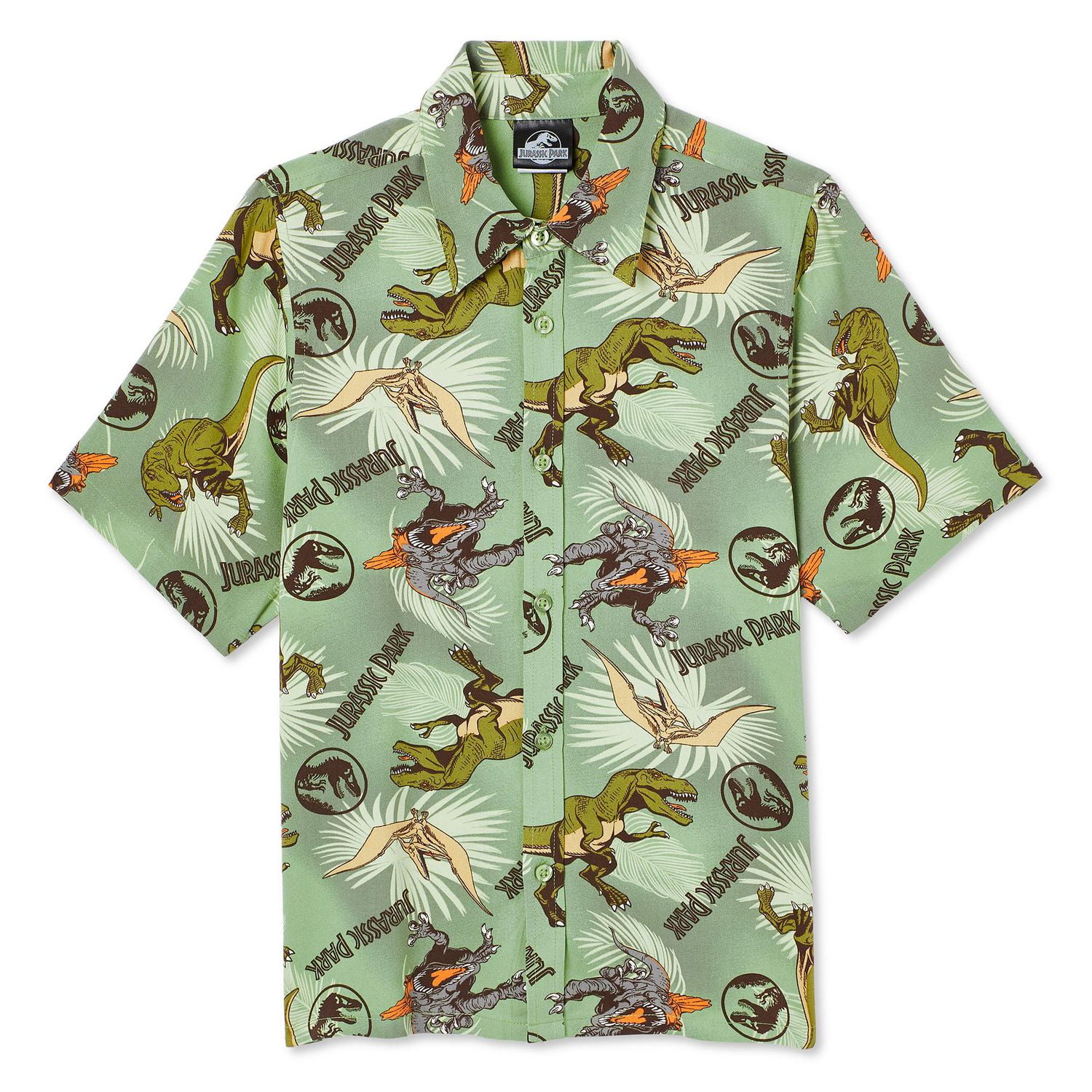 Chemise de villégiature Le parc jurassique pour garçons