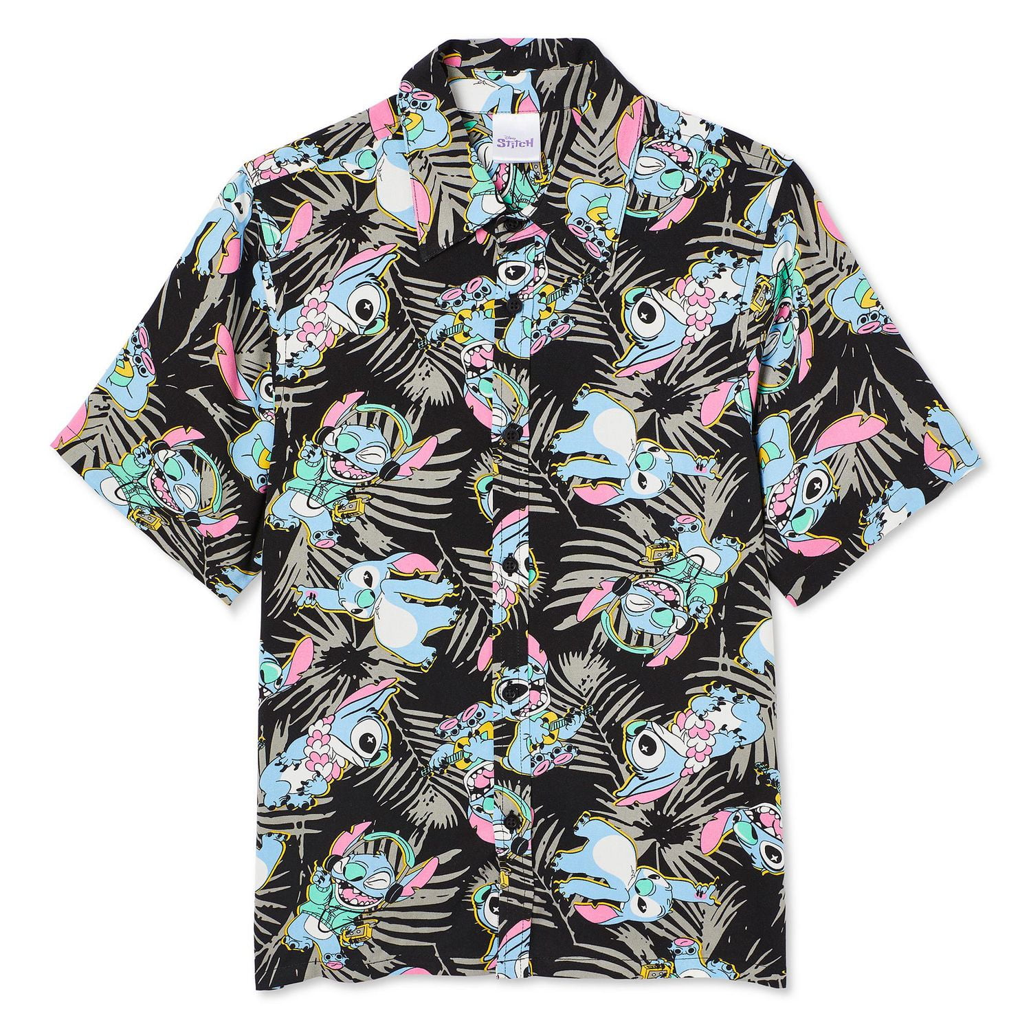 Chemise de villégiature Stitch Disney pour garçons