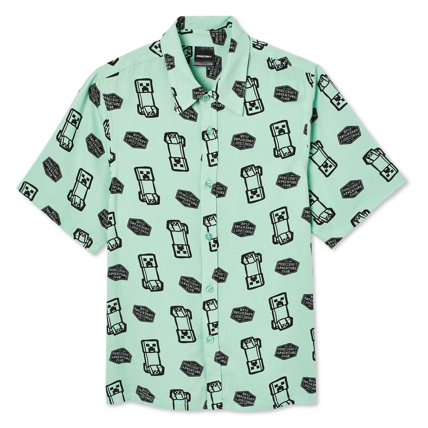 Chemise de villégiature Minecraft pour garçons