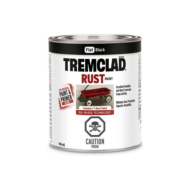 Tremclad Flat Black Rust Paint Walmart.ca