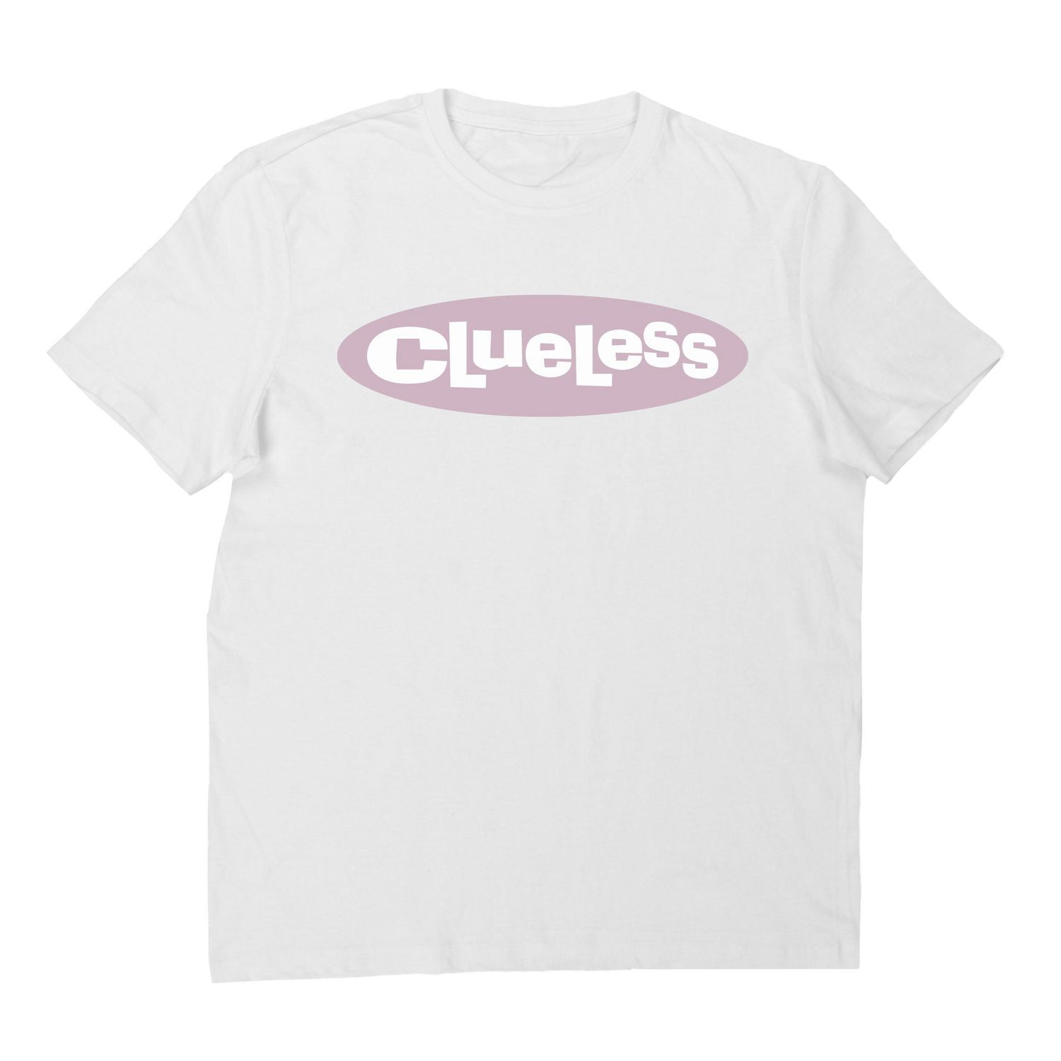 Clueless Ladies crew neck T-shirt with short sleeves