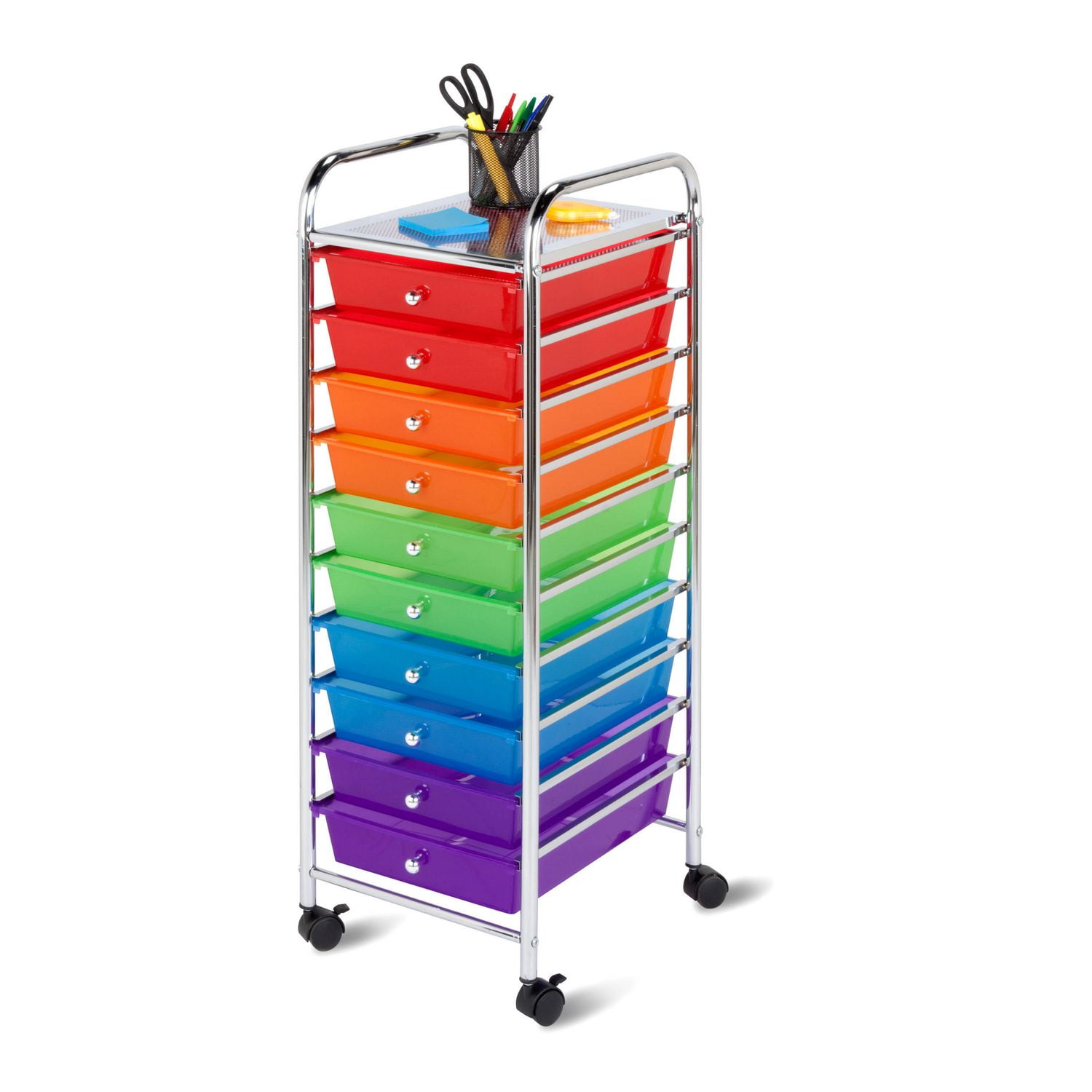 Honey Can Do Multi Coloured 10 Drawer Cart Canada Zoomed Image