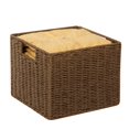 thumbnail image 1 of Caisse en corde de parchemin en marron de Honey-Can-Do, 1 of 1