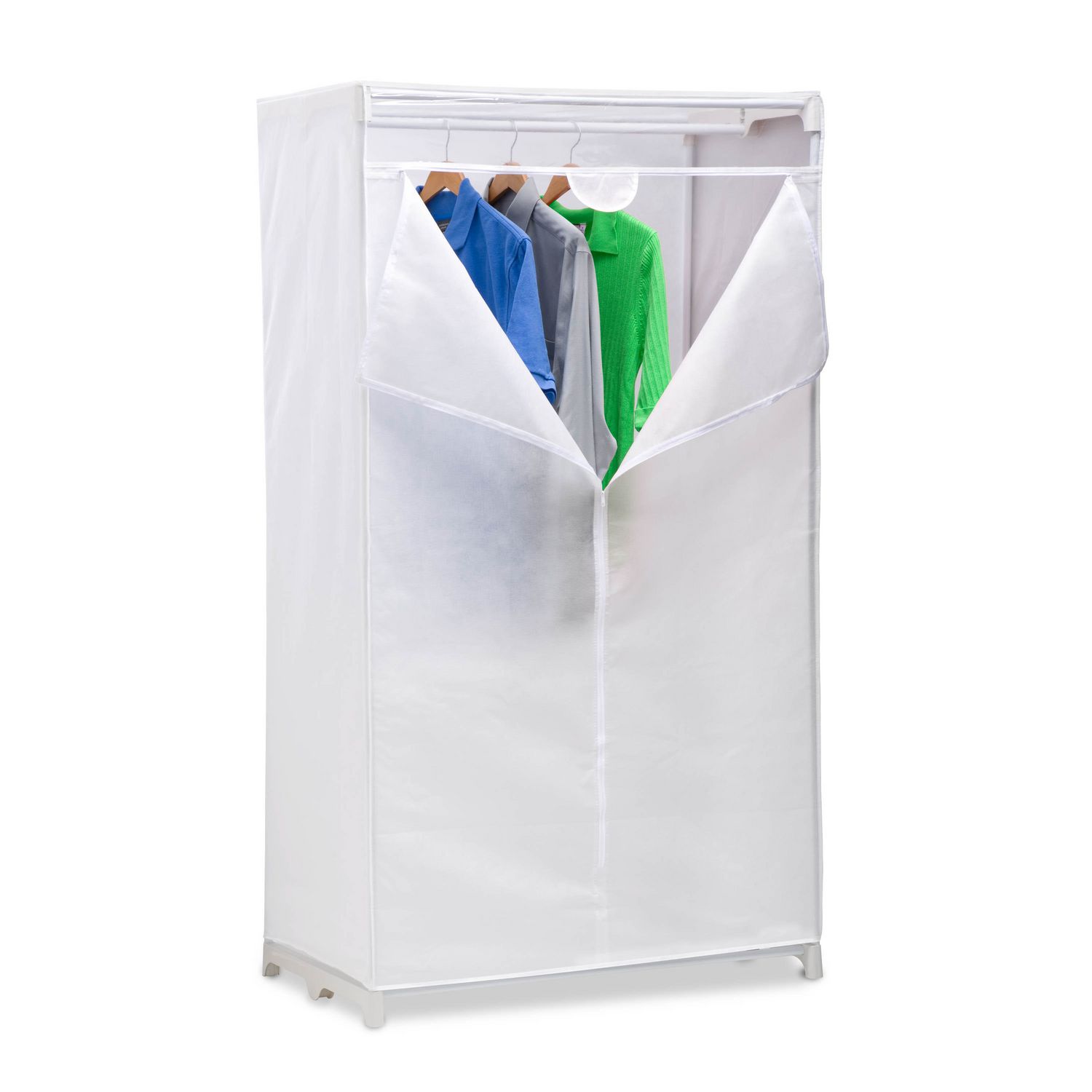 Garde-robe de 91,4 cm en blanc de Honey-Can-Do
