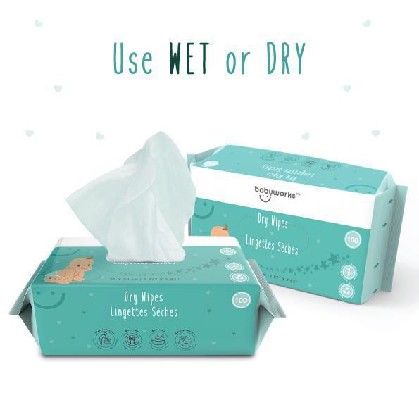 Baby dry discount wipes for newborns