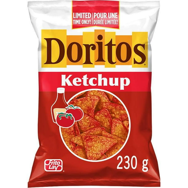 Doritos Ketchup Tortilla Chips, 230g Walmart.ca