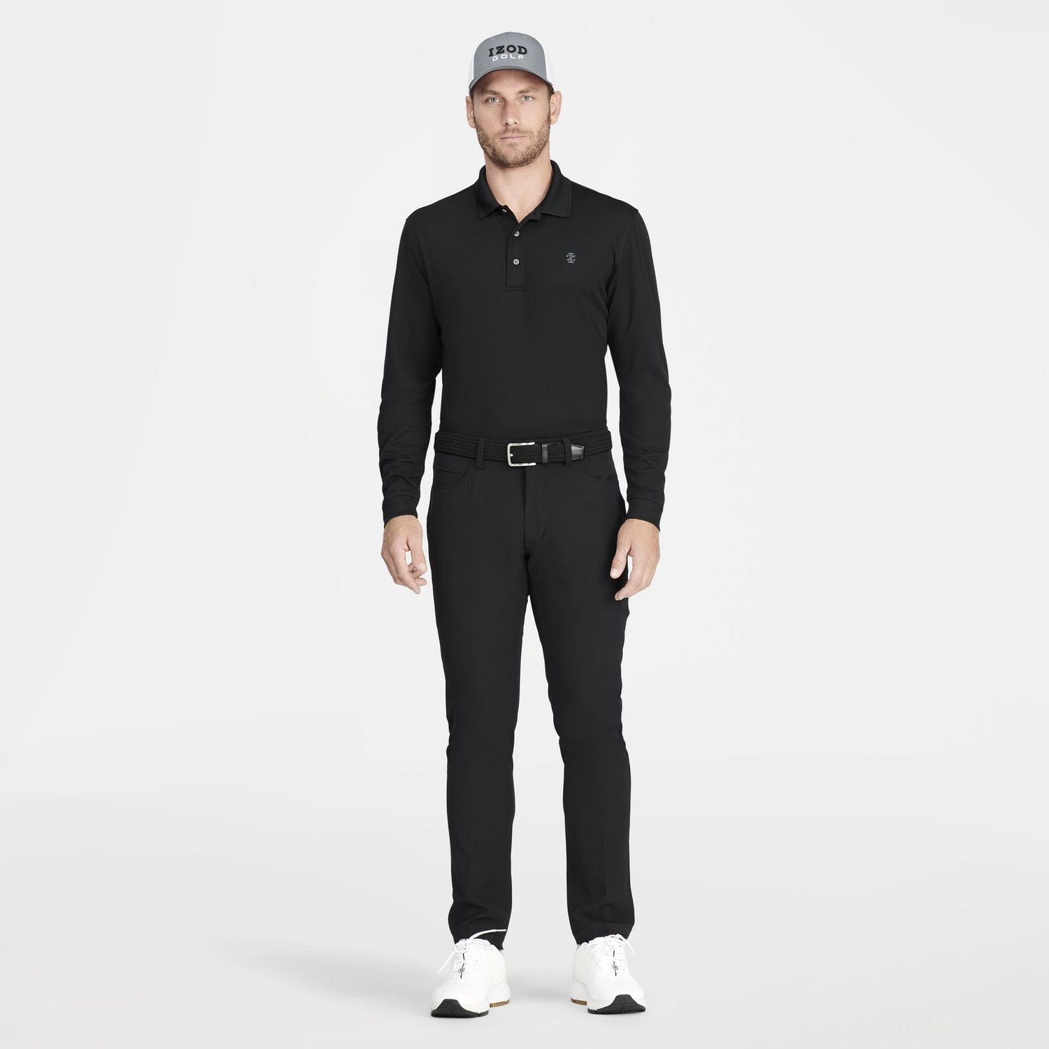 Izod long sleeve hot sale golf shirts