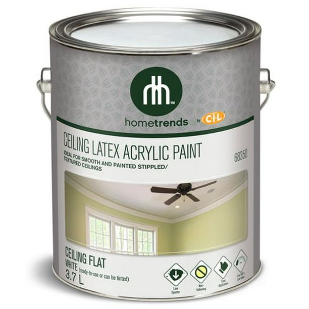 La peinture d’intérieur au latex acrylique Hometrends par CIL® au fini mat pour plafond
