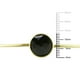 Bracelet rigide Asteria avec onyx noirs 16 ct PBT en laiton – image 2 sur 3