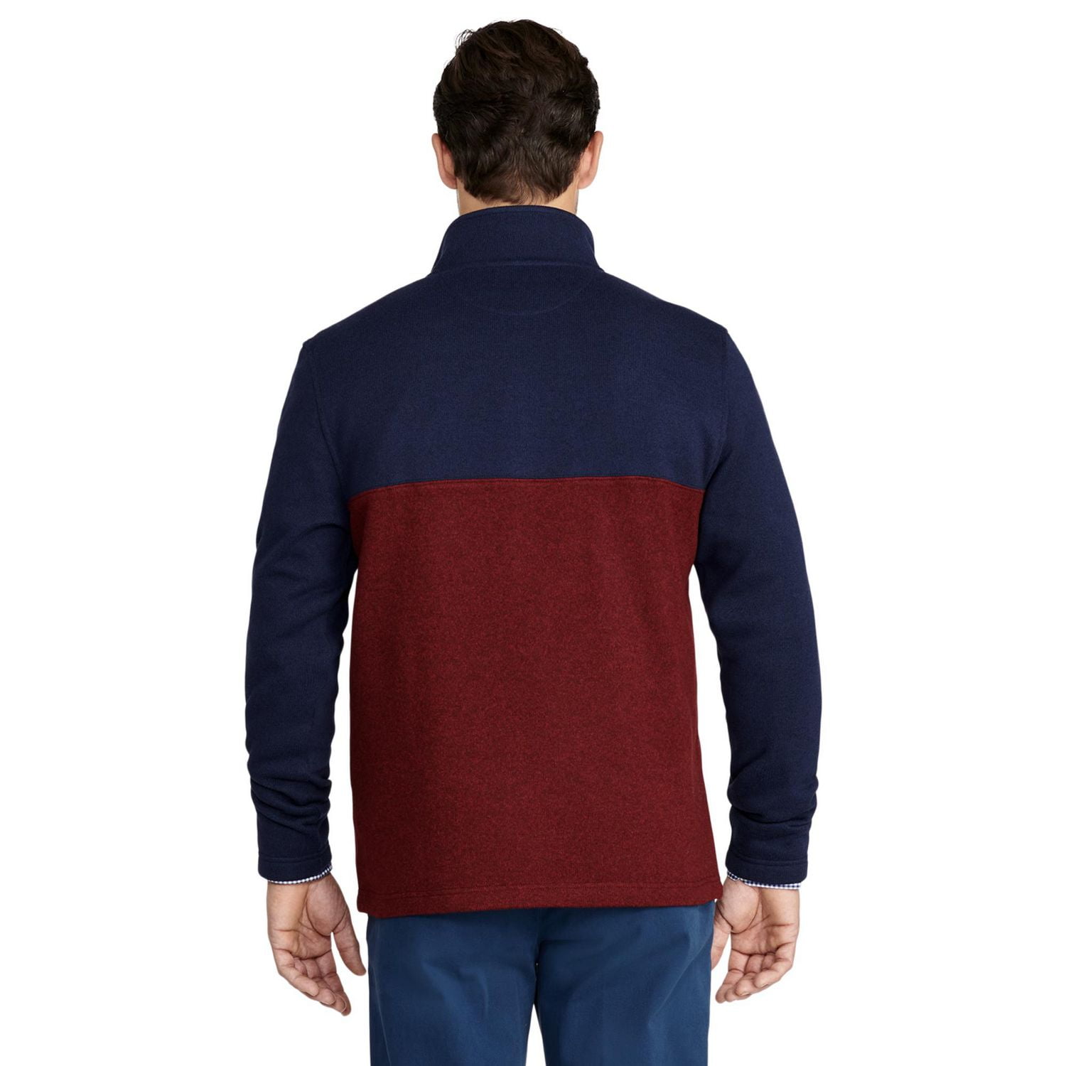 Izod solid 2025 sueded fleece crew