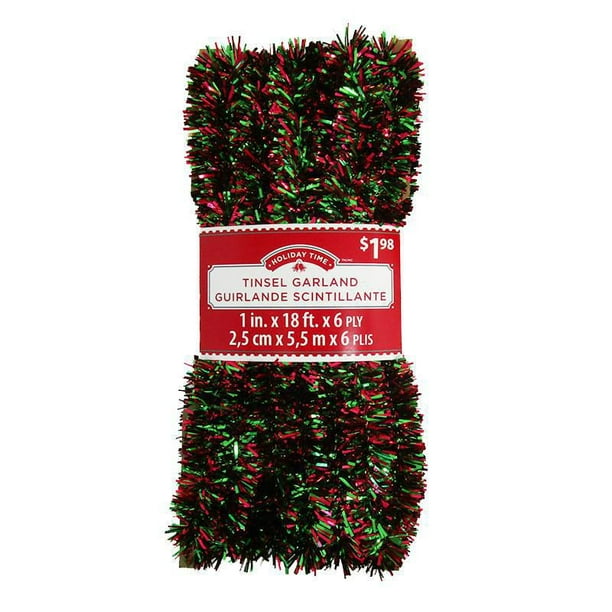 Holiday Time Tinsel Garland Walmart.ca