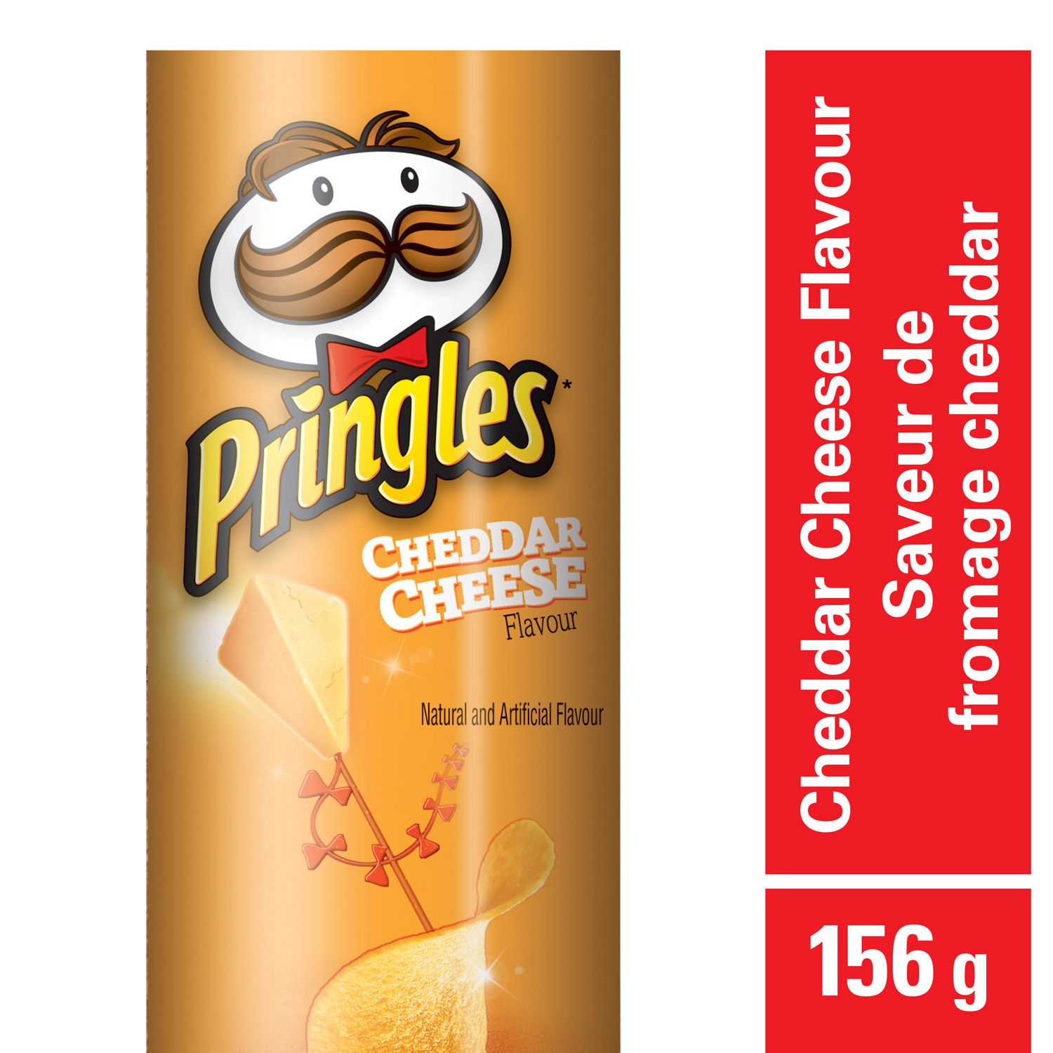 Pringles Cheddar Cheese Flavour Potato Chips 156 G | Walmart Canada