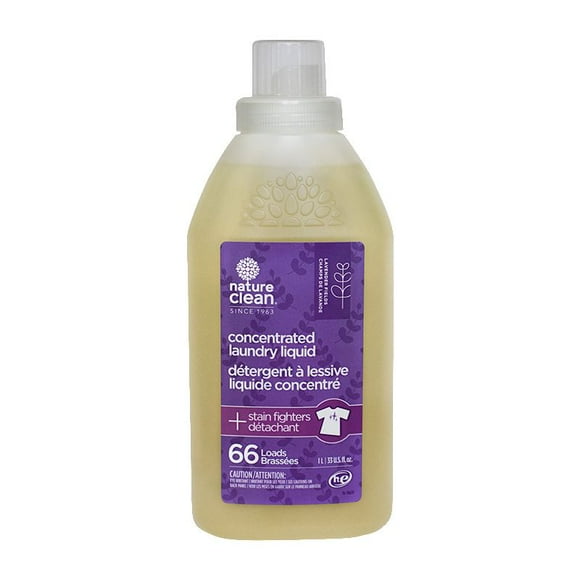 Nature Clean 99% Natural Concentrated Laundry Liquid Lavender Fields 1L 66 Loads