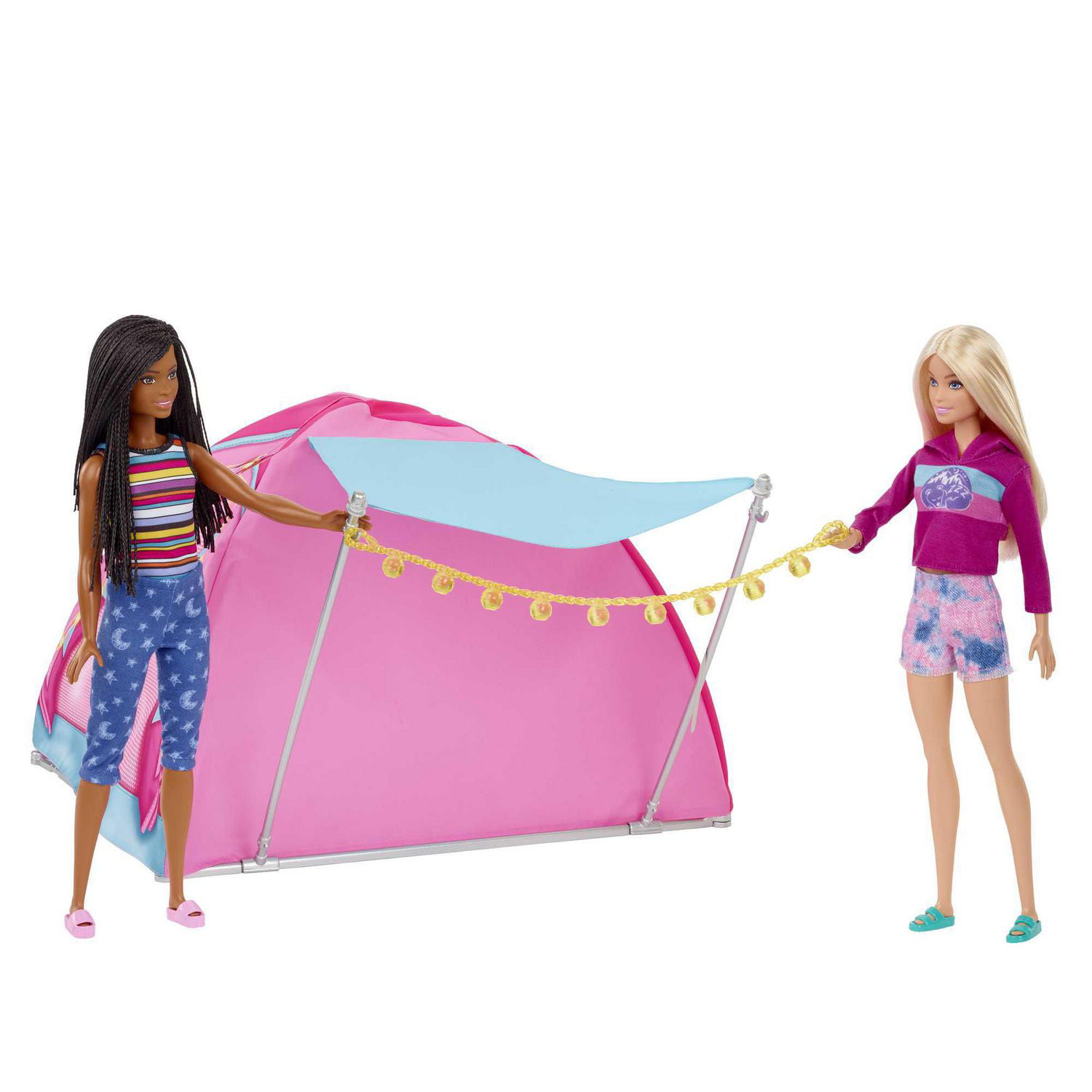 Barbie It Takes Two Camping Playset Daisy Doll Puppy Kayak and Brooklyn,  set #2