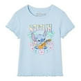 thumbnail image 3 of T-shirt côtelé Stitch Disney pour filles, 3 of 3