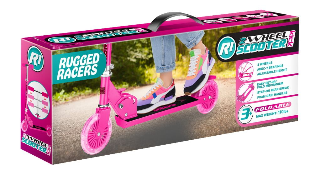 Rugged Racers Two Wheel Kids Scooter in Pink - Walmart.ca