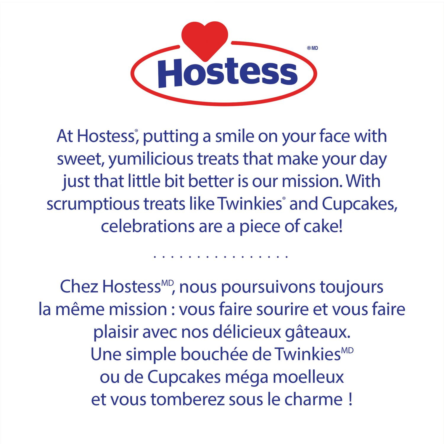 Petits gâteaux à la vanille Hostessᴹᴰ 206 g