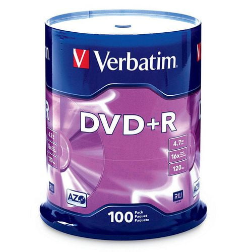 Verbatim 100pk DVD+R Walmart Canada