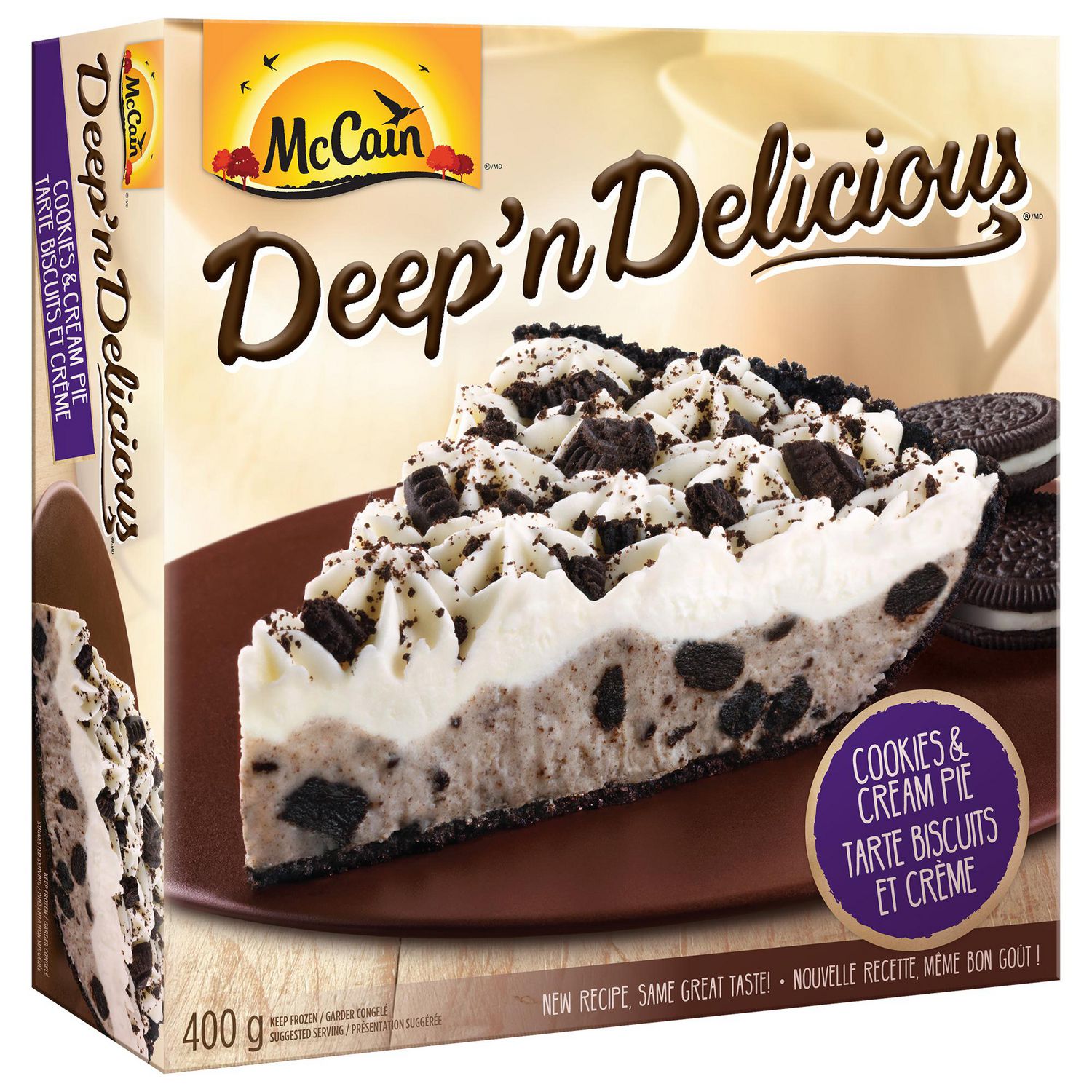 Deep’n Delicious Cookies & Cream Pie Walmart Canada