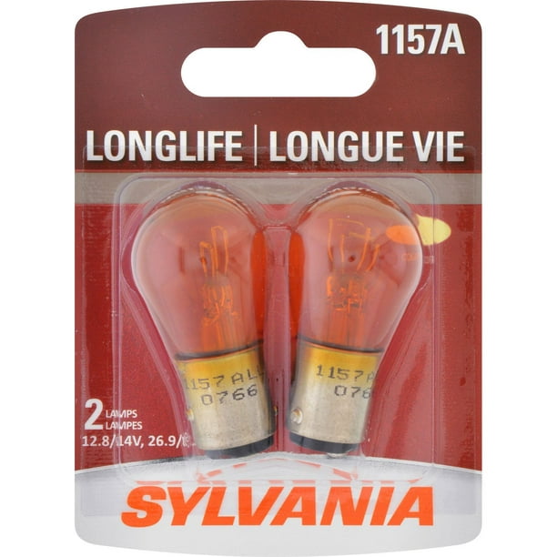 Mini lampes à longue durée 1157A de SYLVANIA Paq. de 2, 12,8 V