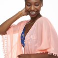 thumbnail image 4 of George Women's Chiffon Pompom Cover-Up, 4 of 6