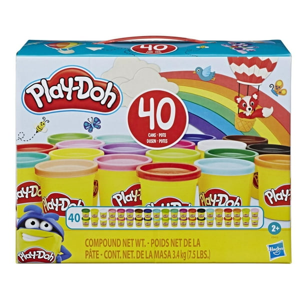 Play-Doh - ensemble coloré (40 pots) À partir de 3&nbsp;ans