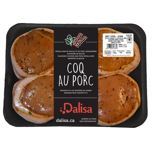Dalisa Pork and chicken Medallions