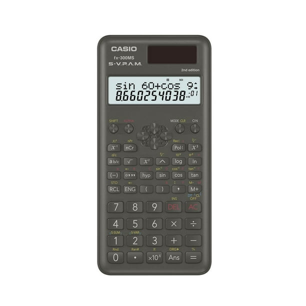CASIO fx300MSplus2, calculatrice scientifique à 2 lignes Un calculateur à 2 lignes