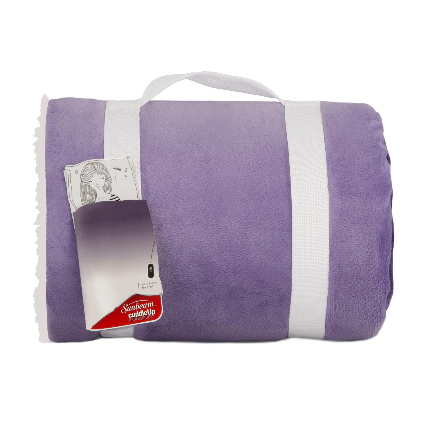 Sunbeam® Royal Mink Reversible Heated Throw, Purple Ombre Walmart Canada