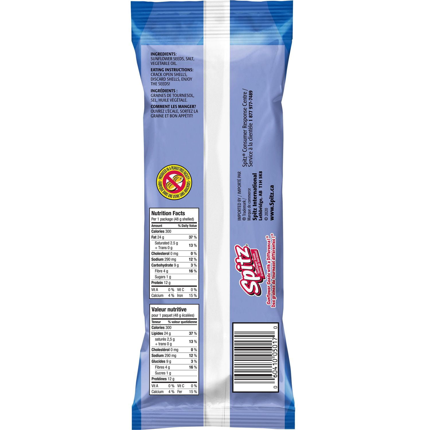 Spitz Salted Sunflower Seeds